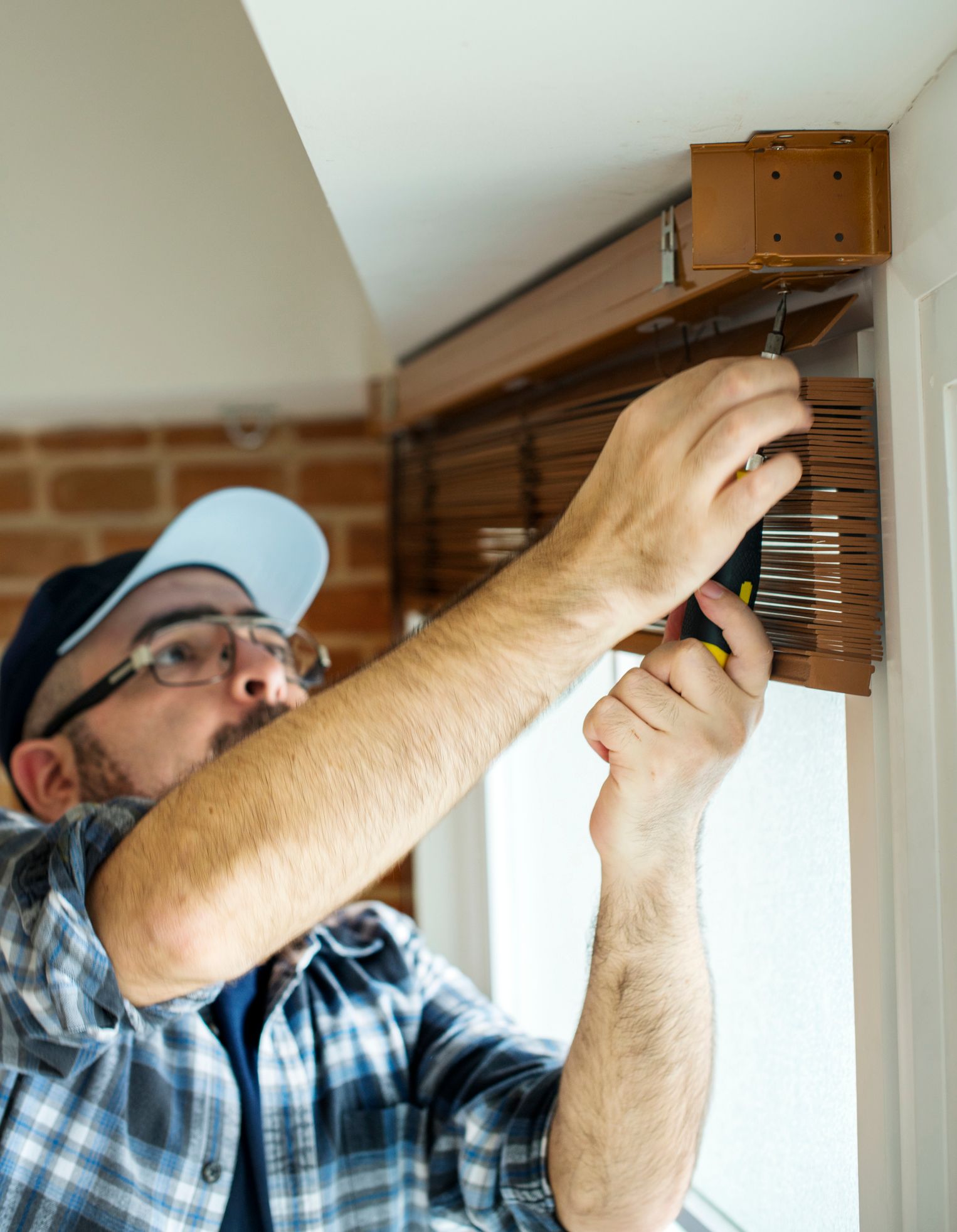 Installing Brown Blinds - Blairgowrie, VIC - Curtains & Blinds by Dannielle Harris