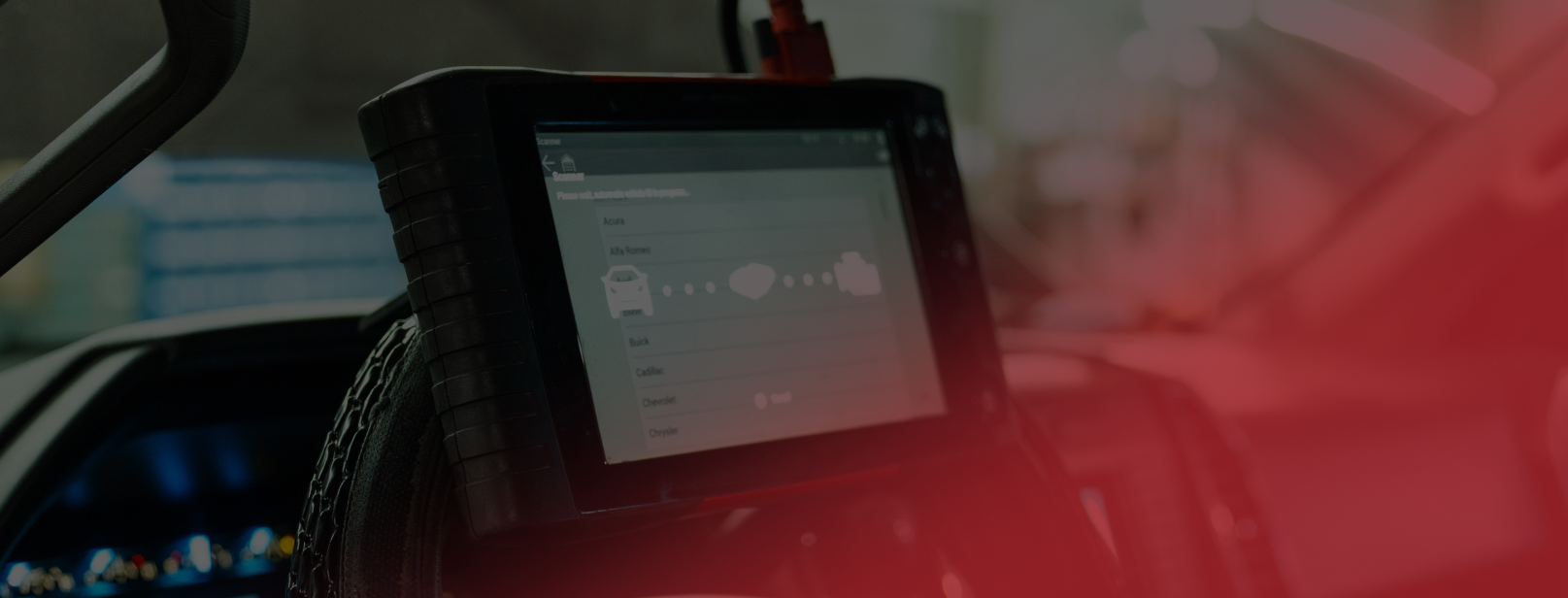 Up close to diagnostics screen for vehicle in Kansas City, MO | Howard Automotive