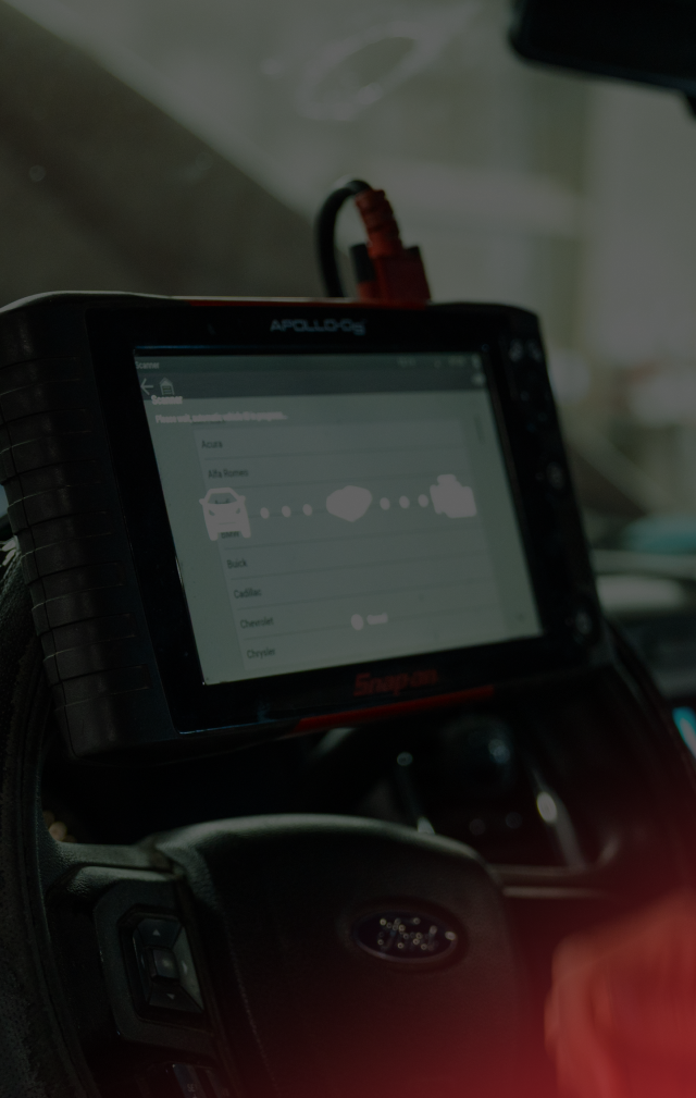 Up close to diagnostics screen for vehicle in Kansas City, MO | Howard Automotive