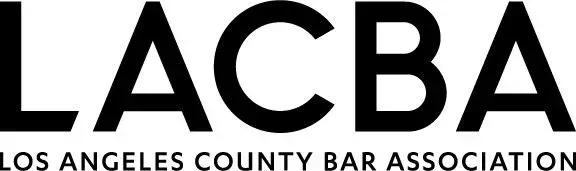 LACBA logo in black text with “Los Angeles County Bar Association” beneath it