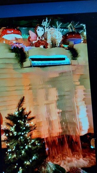 tuincentrum kerst waterval