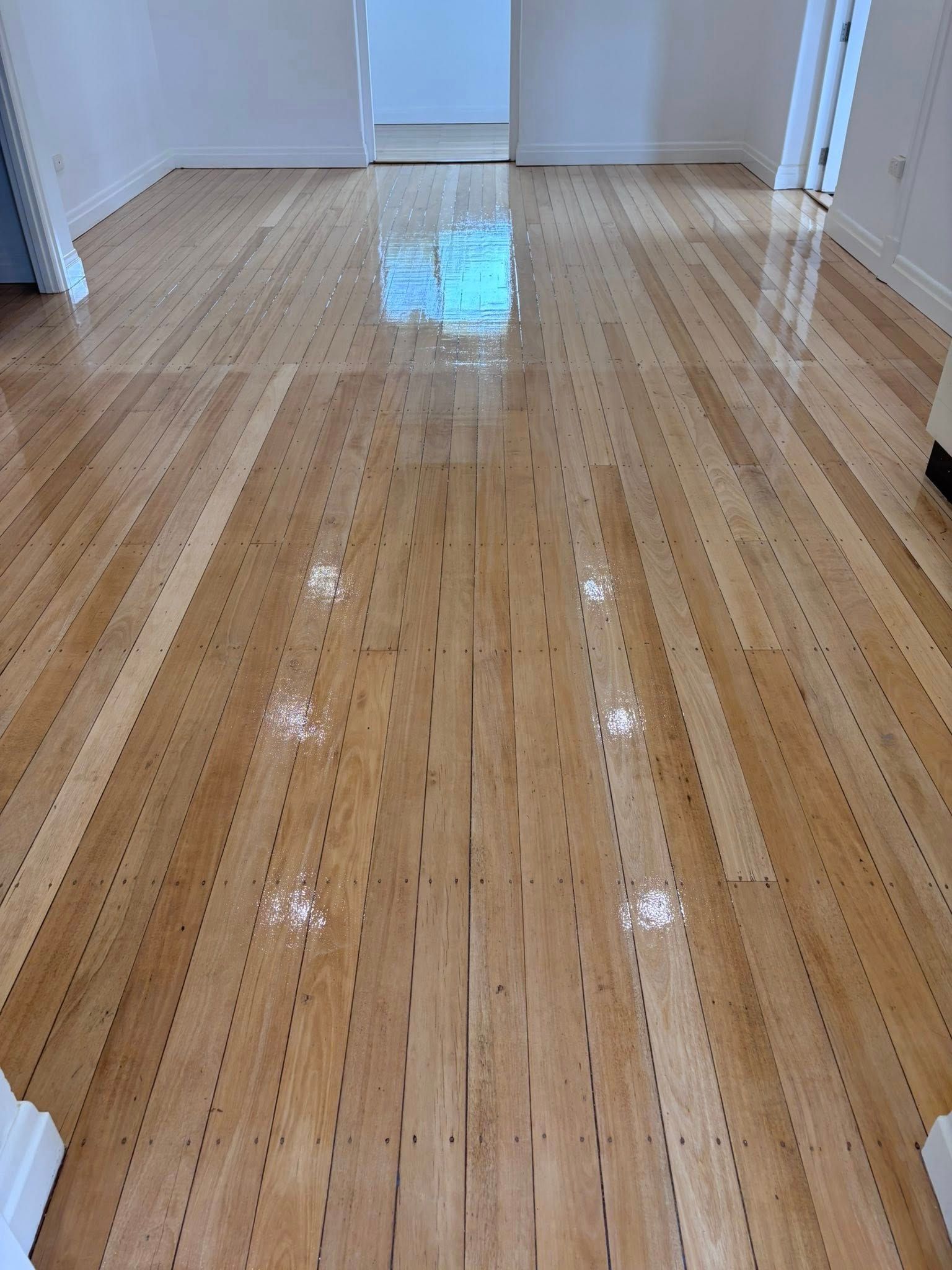 Newly Installed Hardwood Floor — Scott Johnston Floor Sanding in Bentley Park QLD