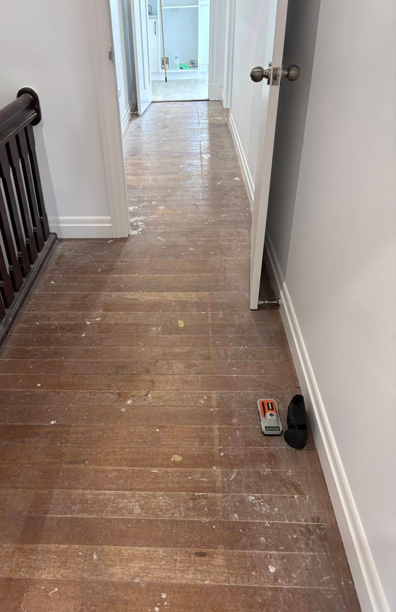 Room With Light Brown Wood-look Flooring — Scott Johnston Floor Sanding in Bentley Park QLD