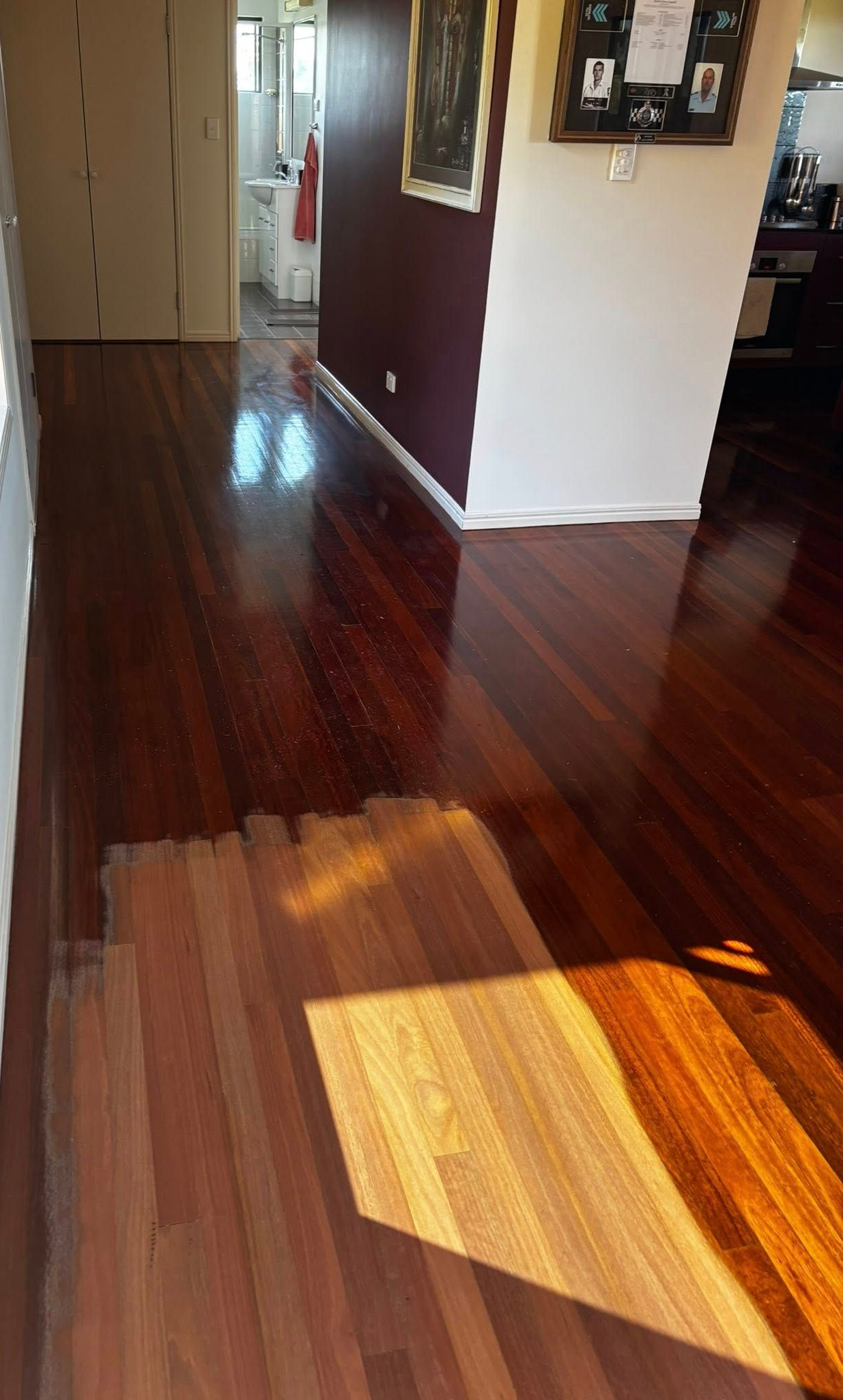 Wooden Flooring Installation in Progress — Scott Johnston Floor Sanding in Bentley Park QLD