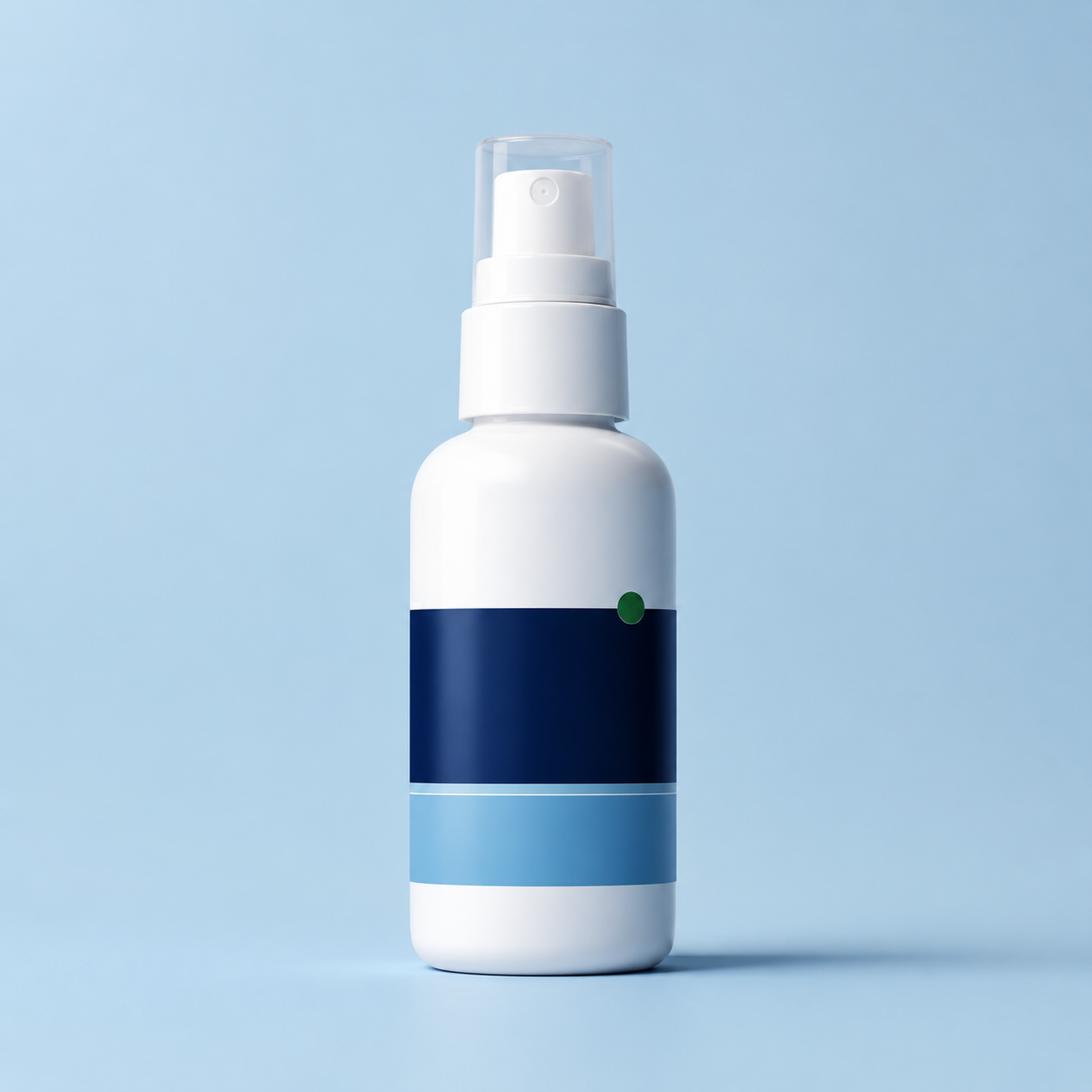 Illustration of topical hair treatment packaging
