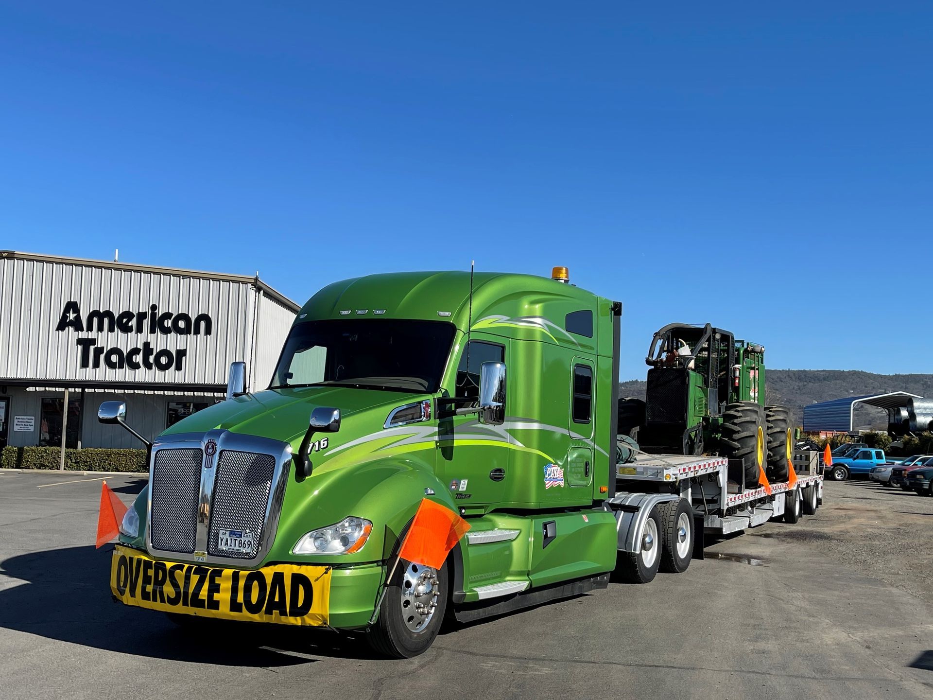 Green Truck - White City, OR - Professional Transportation Services Inc.