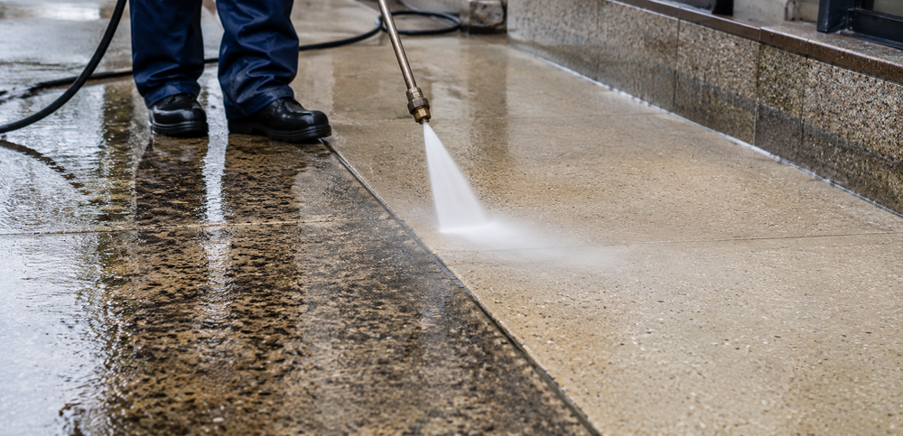 pressure-washing