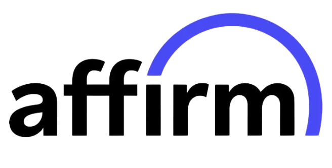 The Affirm logo: Black text