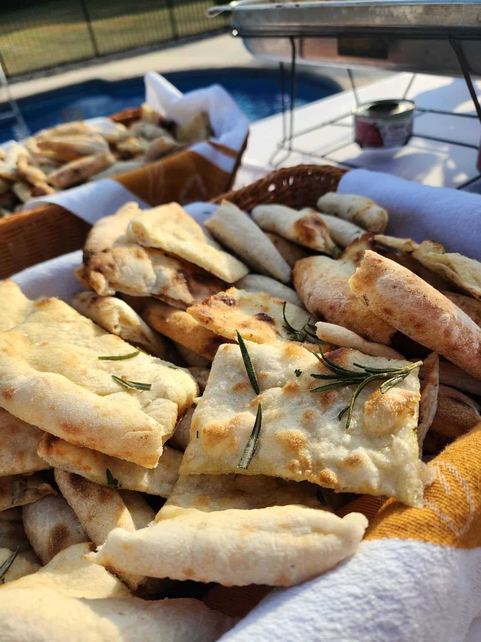 fresh bread for dip