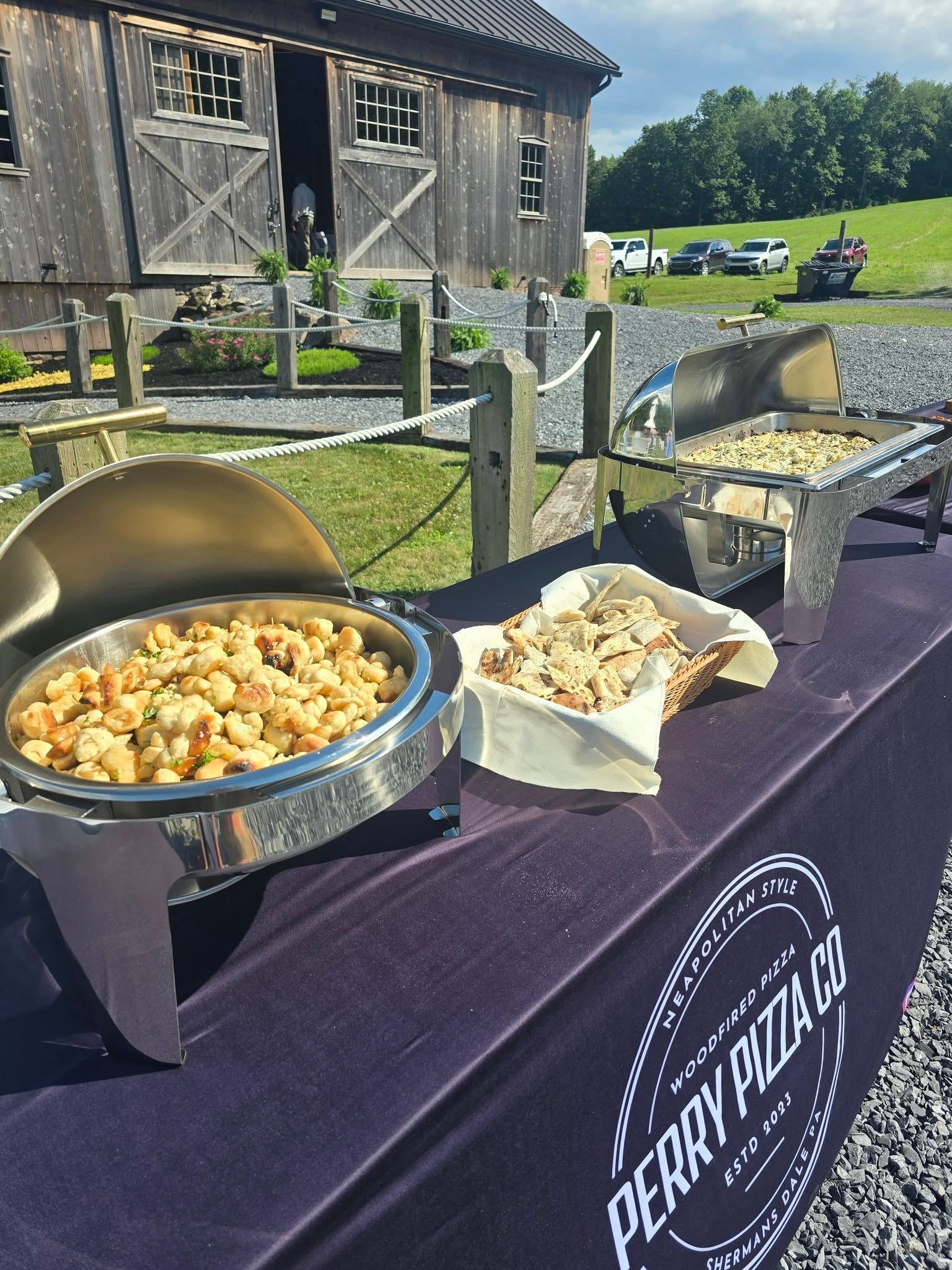 appetizer catering from perry pizza co