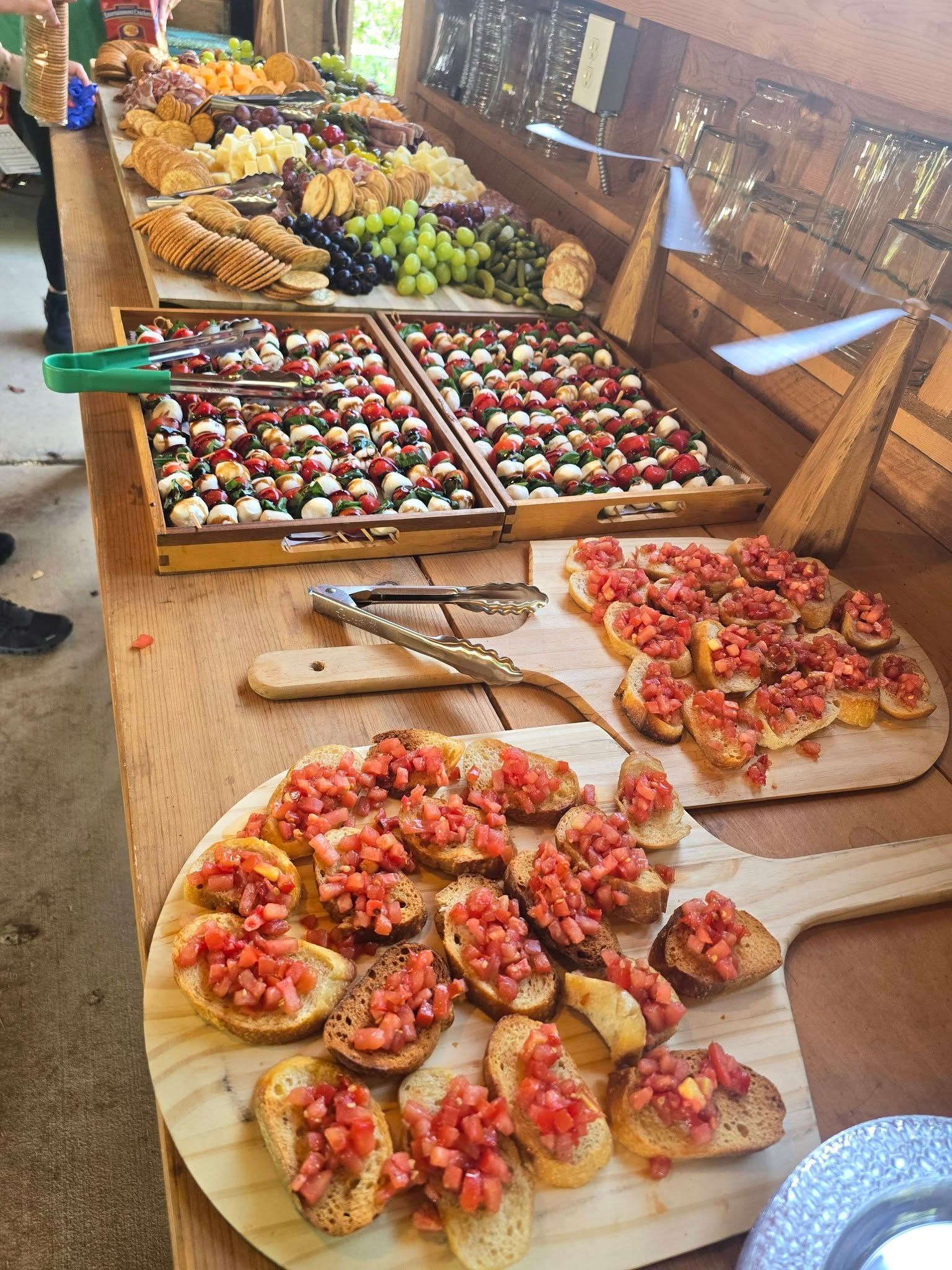 catered appetizers