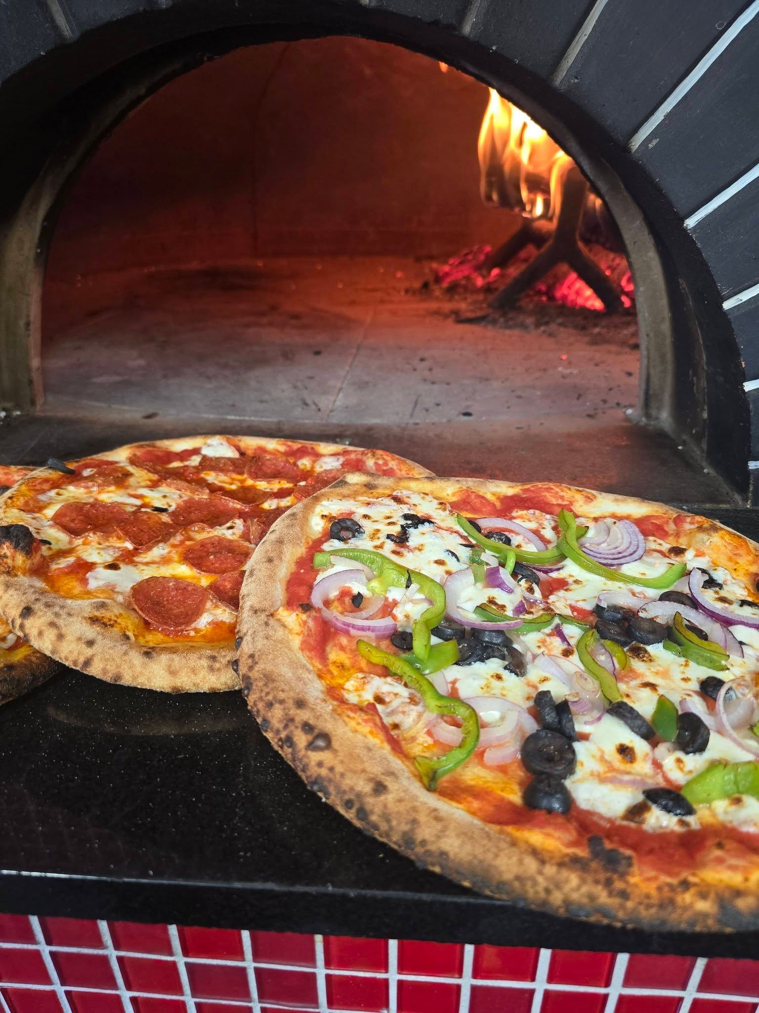 wood fired pizzas