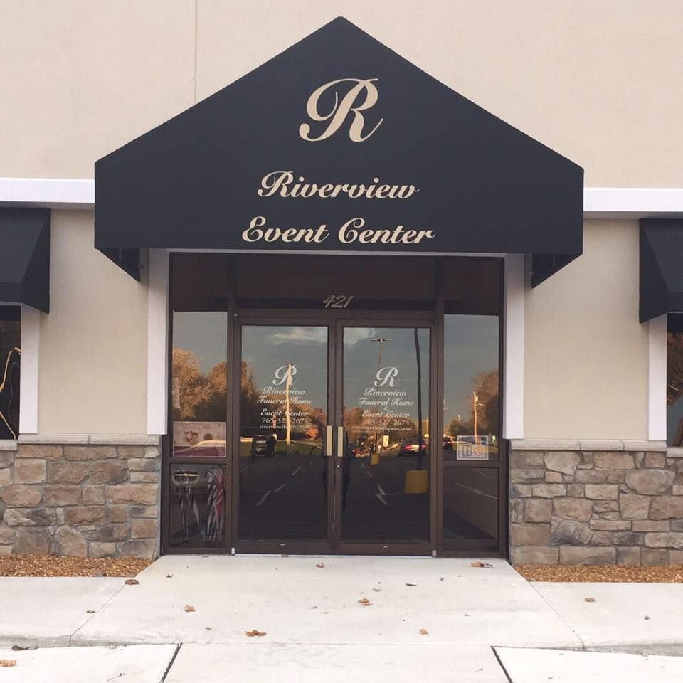 Different views of the event center at Riverview Funeral Home and Event Center in Peru, IN