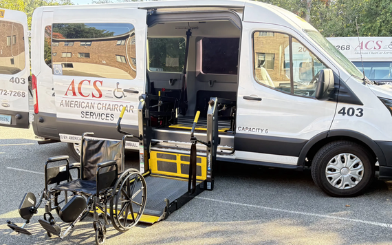 Van with wheelchair
