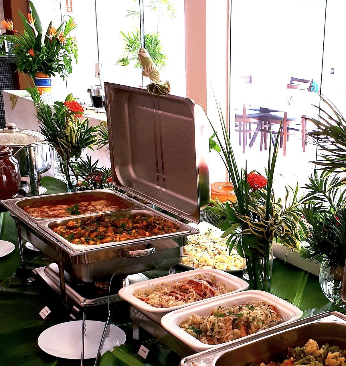 buffet servido para eventos