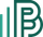 Groen en wit logo met een gestileerde