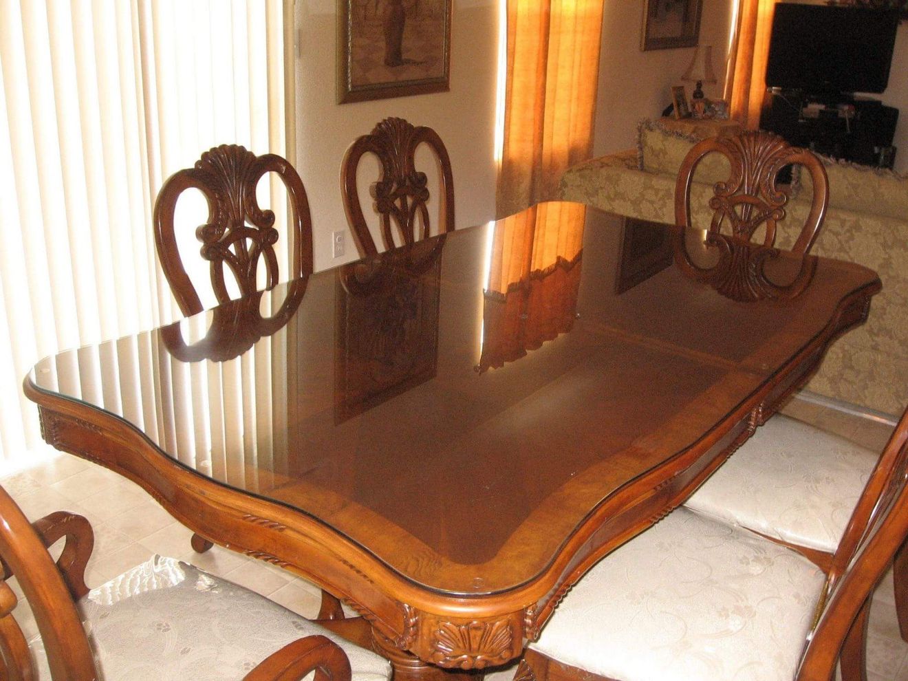 Custom made Glass table tops