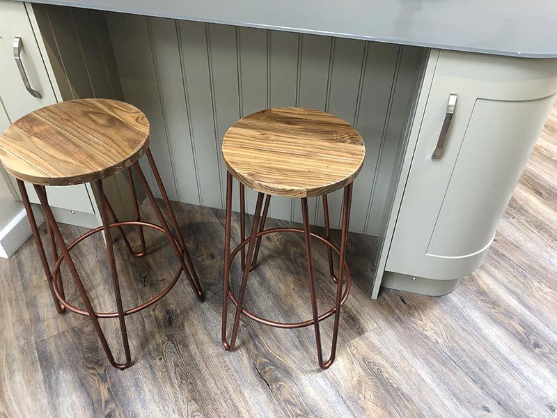 stools at kitchen bar