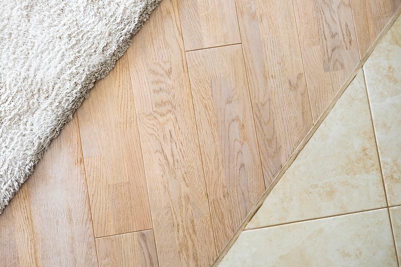 carpet, laminate and tile flooring