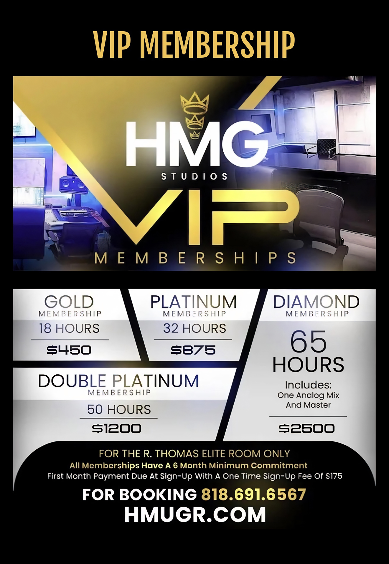 HMG Recording Studios logo