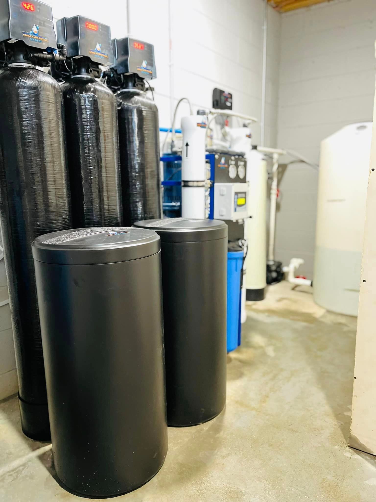 Recent commercial softener installation