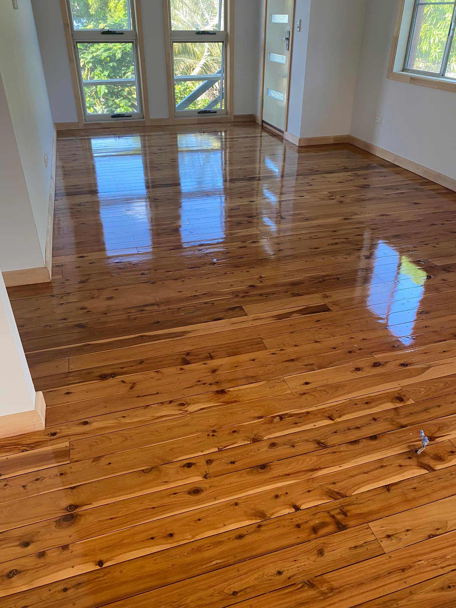 Shiny Timber Floor | Cairns, QLD | AJ’s Cleaning & Floor Sanding