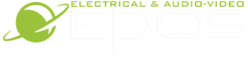 Logo with a green globe and white text: 