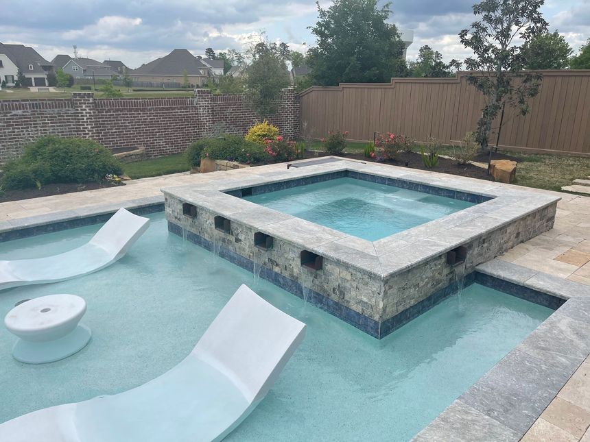 pool with ladder