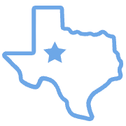 Texas map icon