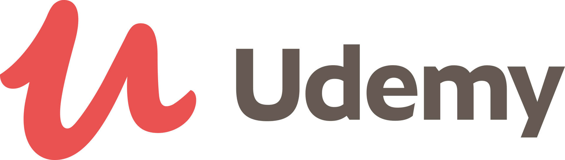 Udemy logo: Red 