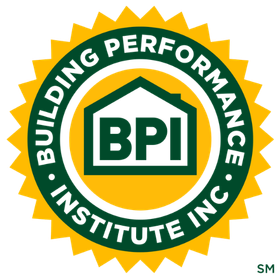 BPI Building Performance Institute Inc. circular logo in green, white, and yellow