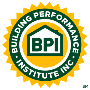 BPI Building Performance Institute Inc. circular logo in green, white, and yellow