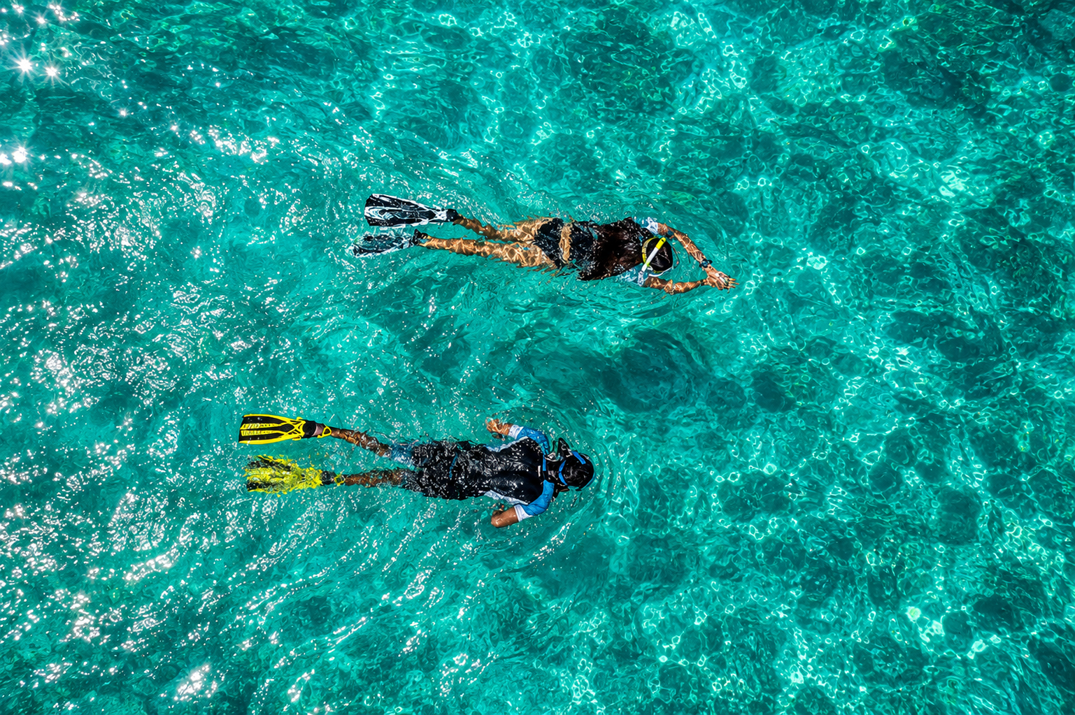 Equipamento de snorkeling na Madeira