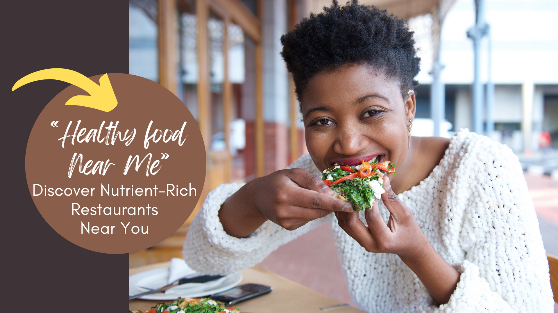 Women eating a healthy open-face sandwich with kale and red bell peppers.