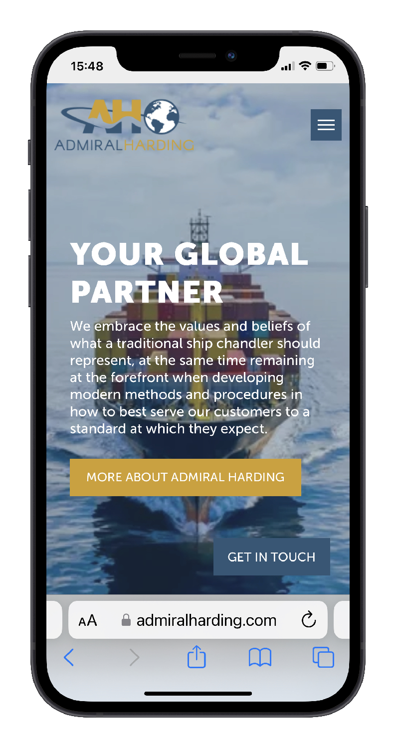 Admiral Harding | Business Website Design