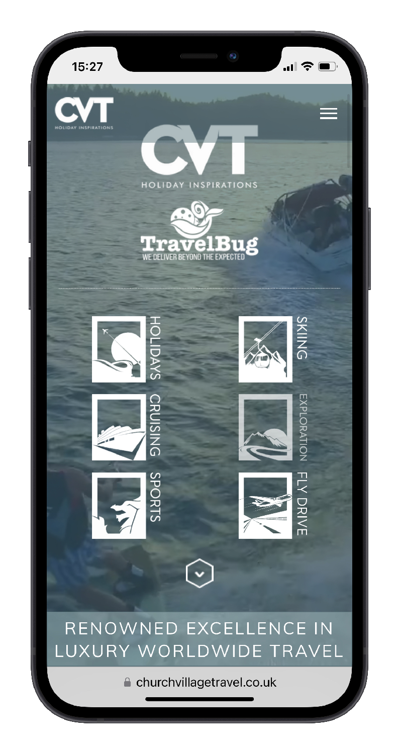 Web Design Portfolio | Travel Industry Website Design