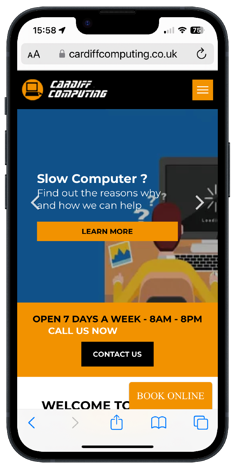 Cardiff Computing | IT Services Company Website Design