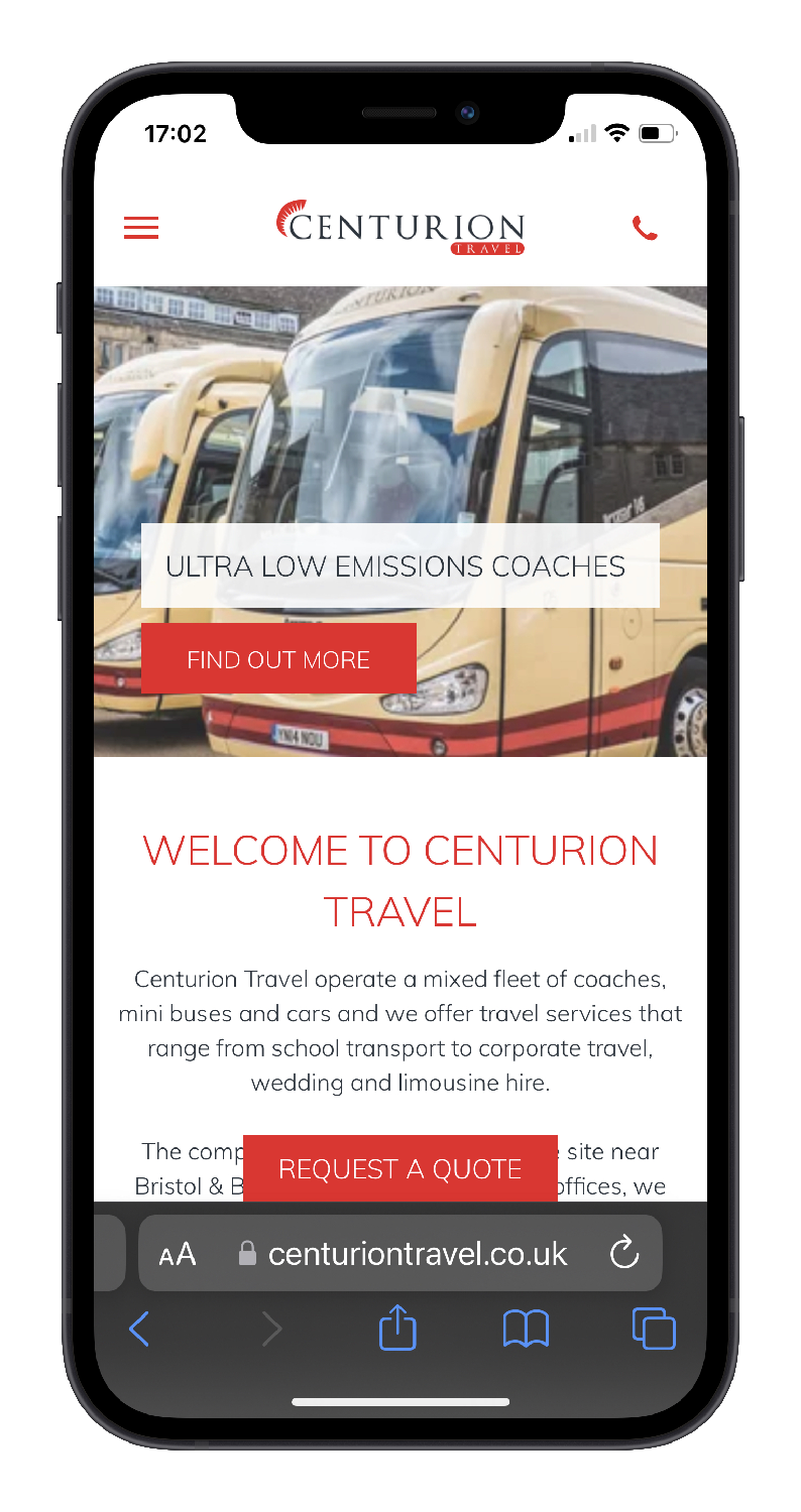 Web Design Portfolio | Travel Services Website Design