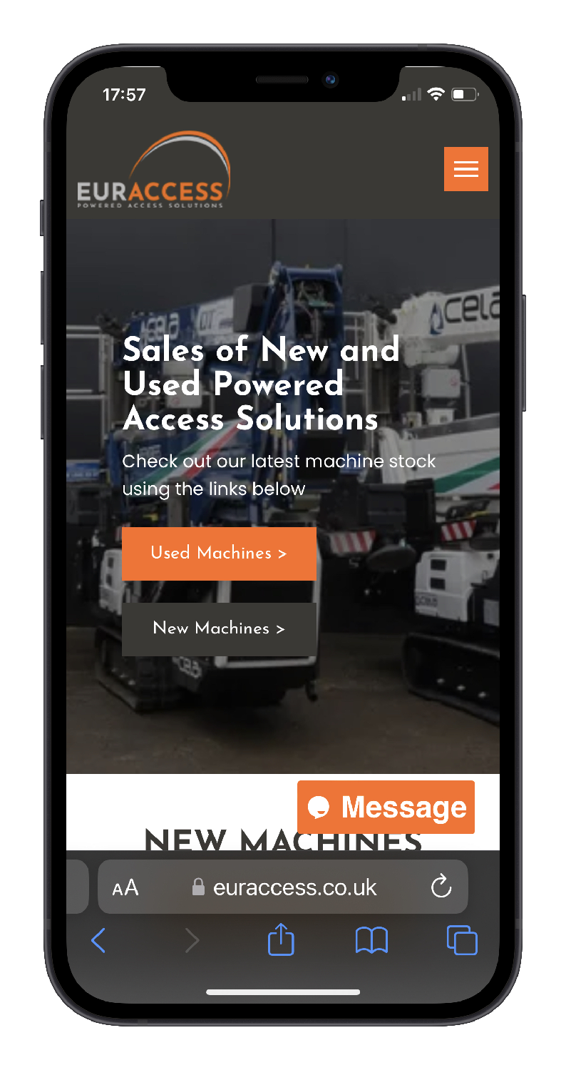 Web Design Portfolio | Plant & Equipment Website Design