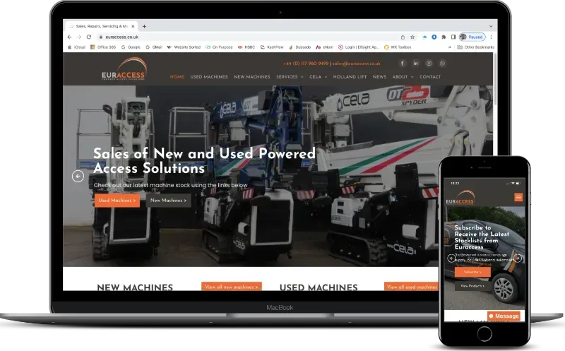 Website Design & Build for Euraccess