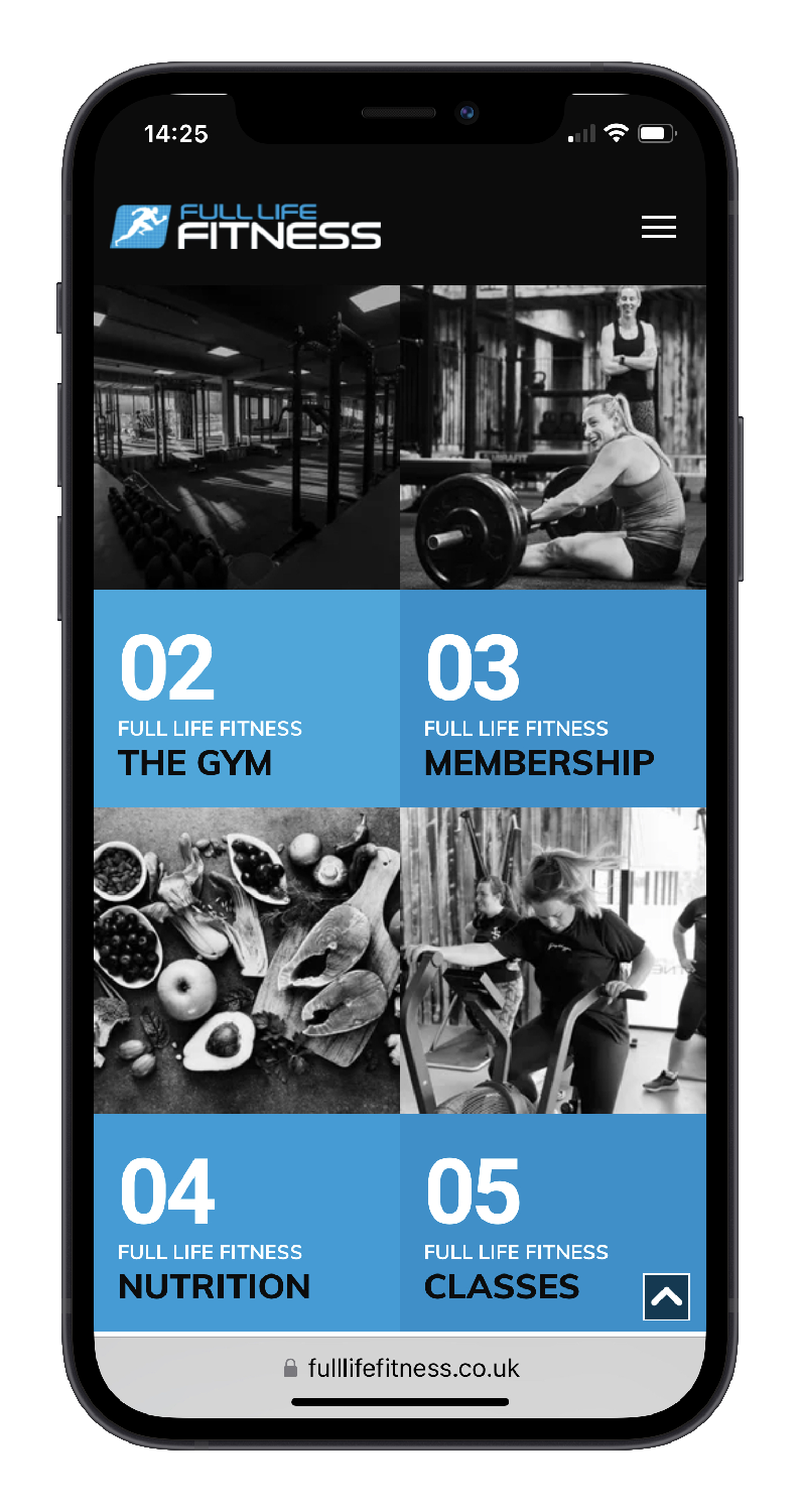 Web Design Portfolio | Gym Website Design