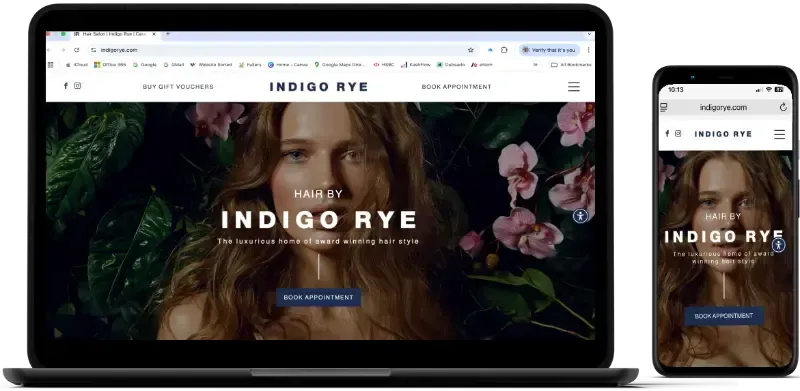 Indigo Rye Hair Salon Website Design & Build | Customer Testimonial