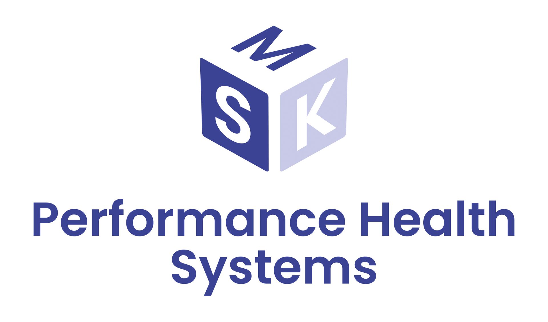 Performance Health Systems logo with blue and purple cube icon and text