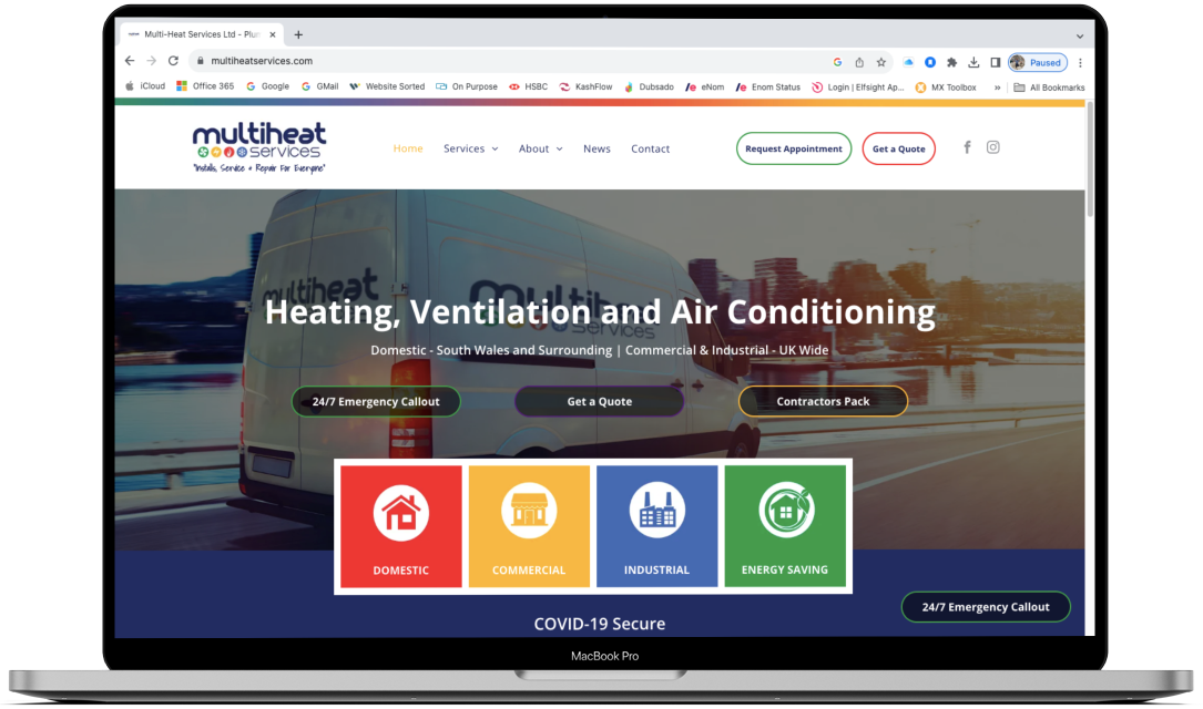 Web Design & Digital Marketing Services for Tradesman.