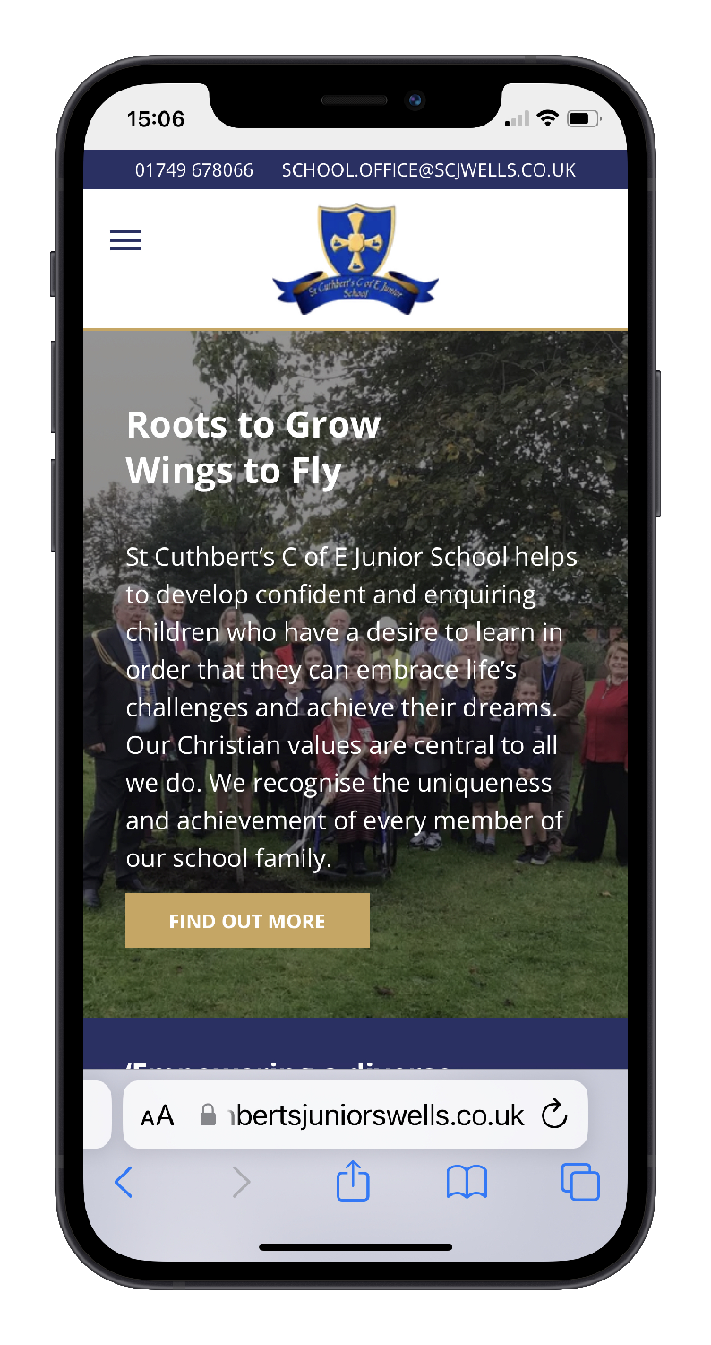 St Cuthbert's School |School Website Design