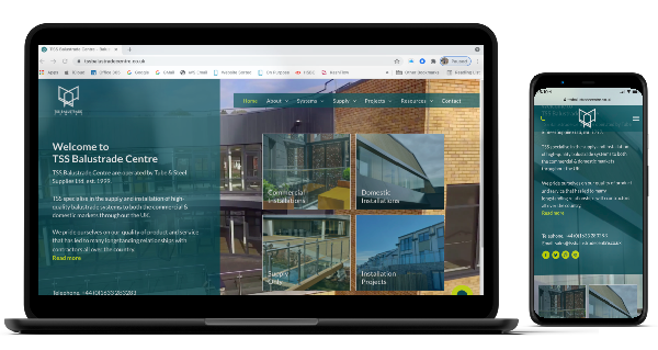 TSS Balustrade Centre Website Design & Build | Customer Testimonial