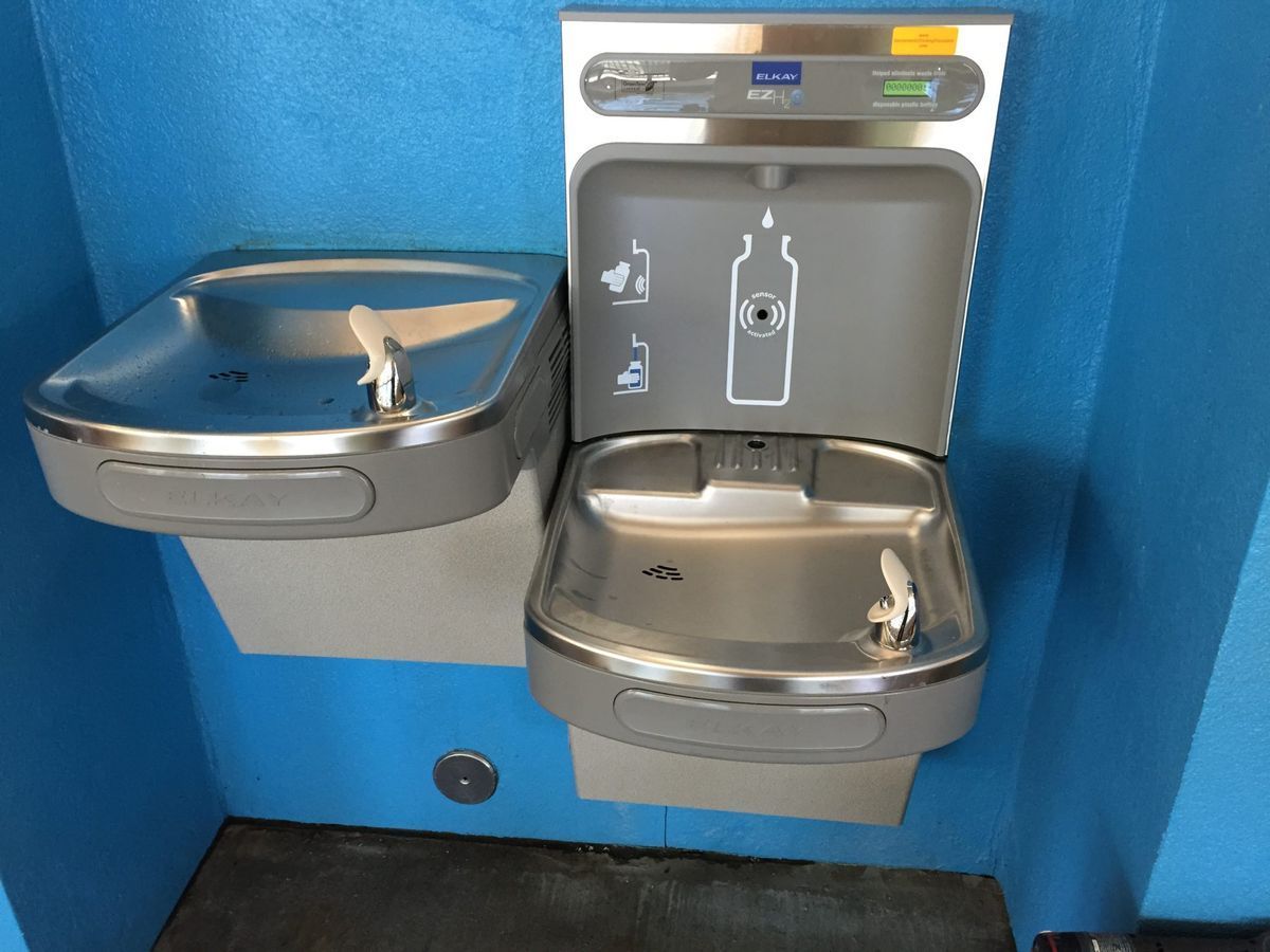 Folsom Community College Drinking Fountain - Sacramento, CA - Gordon C Walthall Company