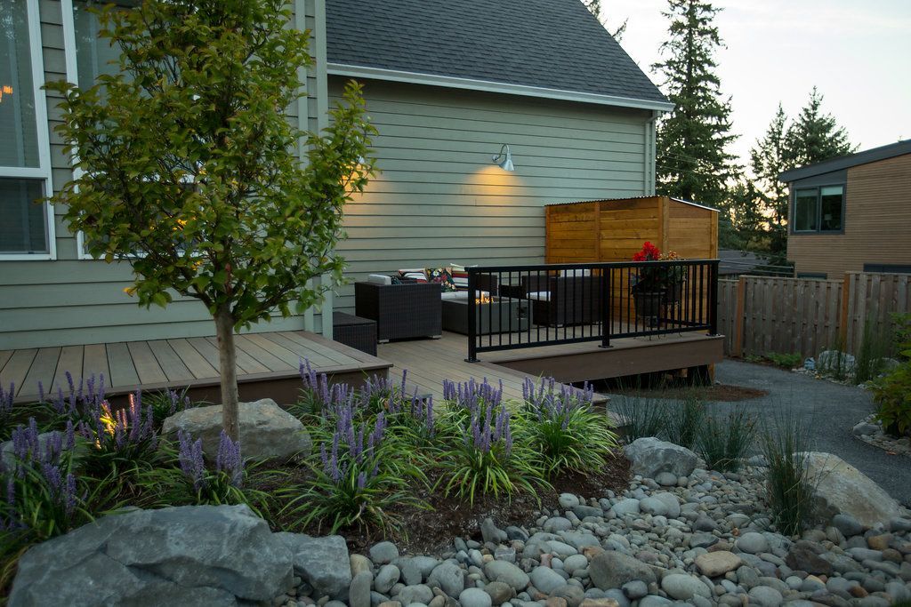 A new Timbertech Composite Deck in Central Point, Oregon.