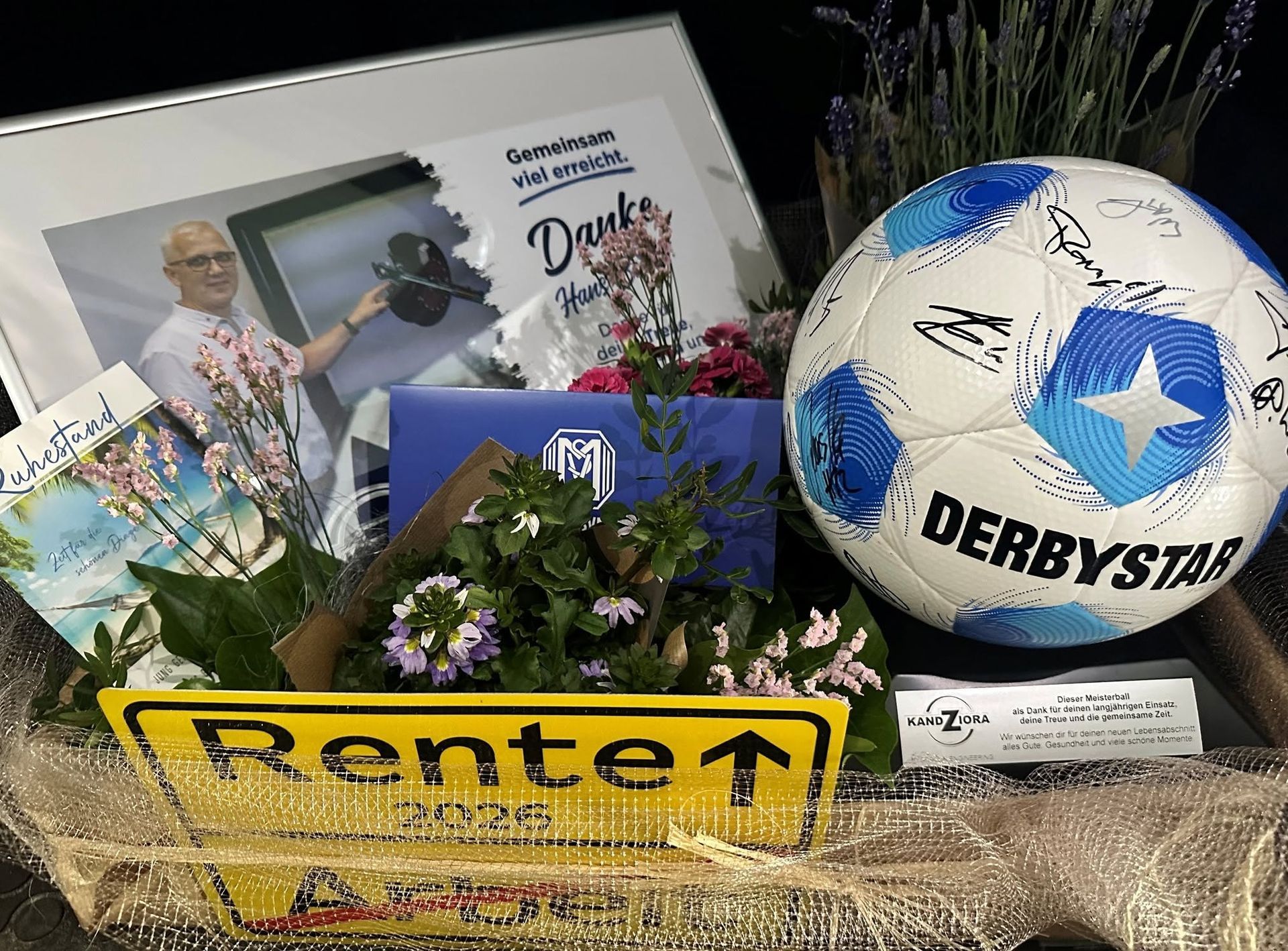 Geschenkkorb zur Rente