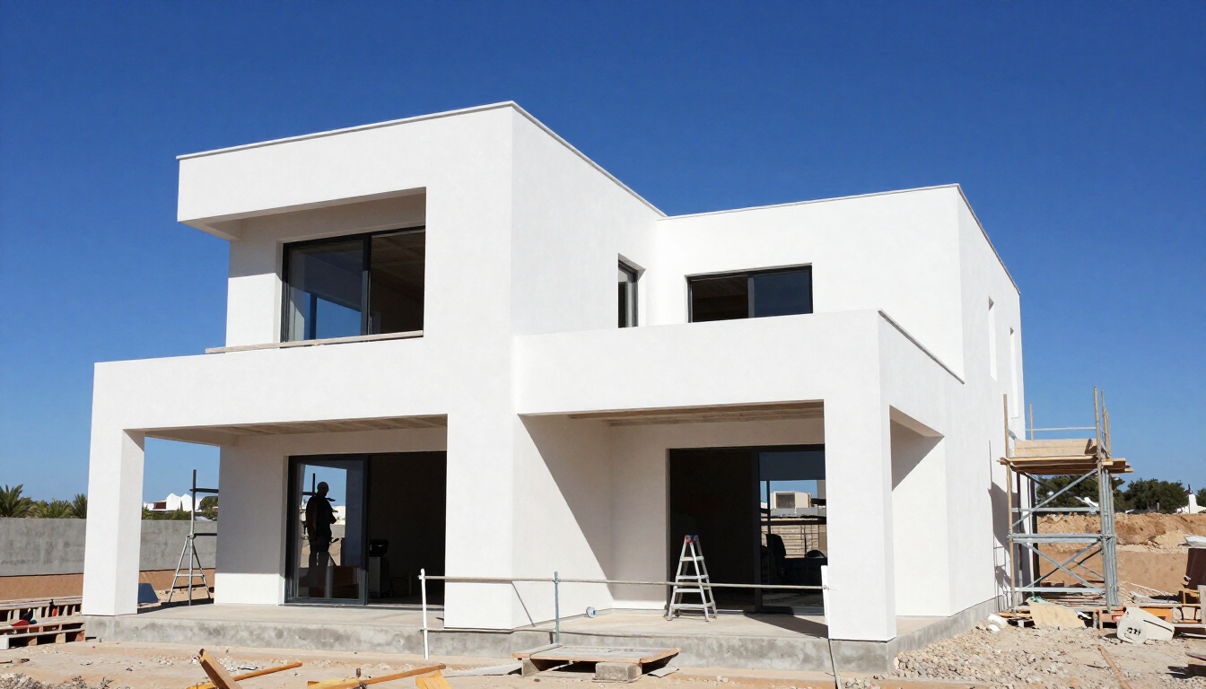 Bouwproject op Ibiza
